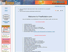 Tablet Screenshot of freerotator.com